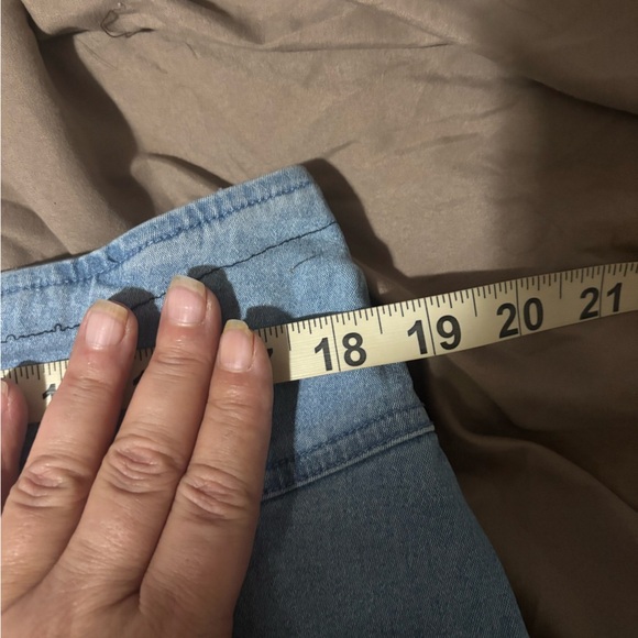 Lafei-nier denim maxi skirt with slit Wester boho large - Picture 11 of 12